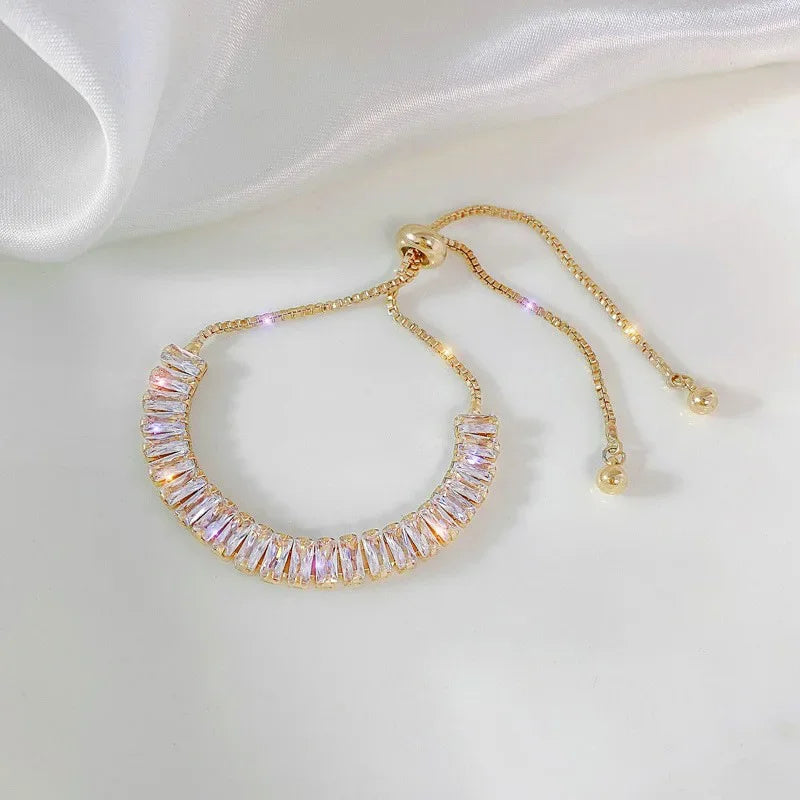 Elegant Black Crystal Eyes Snake Zircon Bracelet Women's Fashionable Personalized Daily Accessory Party Jewelry Birthday Gifts