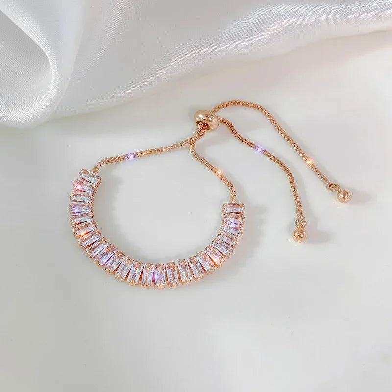 Elegant Black Crystal Eyes Snake Zircon Bracelet Women's Fashionable Personalized Daily Accessory Party Jewelry Birthday Gifts