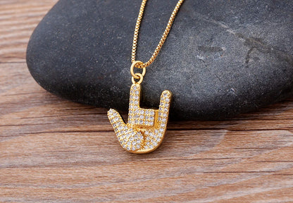 Nidin Top Quality Austrian Crystal Geometric Rectangle Pendant Necklaces For Women 5 Colors Stone Zircon Party Wedding Jewelry