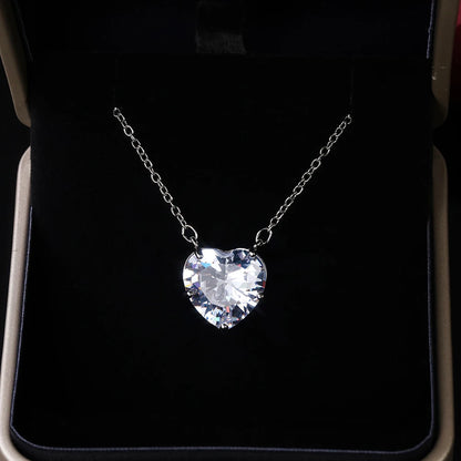 Huitan Luxury Heart CZ Women Wedding Sets Ring/Earring/Necklace High-quality Silver Color Love Jewelry Eternity Accessories Bulk