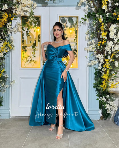 Lorrtta Grace Womens Dresses for Special Occasions Evening Dress Satin Fishtail Cut Luxury Dresses Women 2025 Robe Customized