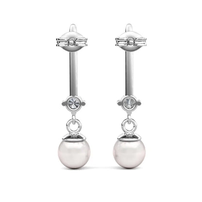 Daisini 925 Sterling Silver Swarovski Crystals and Pearl 2025 Fashionable Bridal Wedding Sparkling Light Luxury Elegant Jewelry