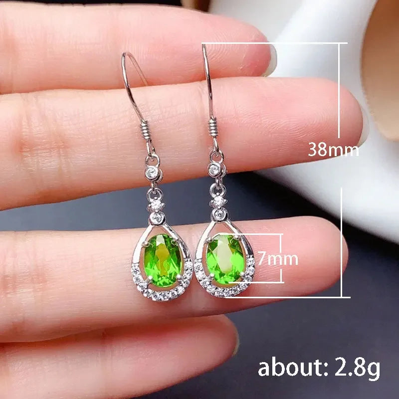 2025 New Colorful Crystal Zircon Bridal Earrings, European and American Personalized Fashion Trend, High End Jewelry