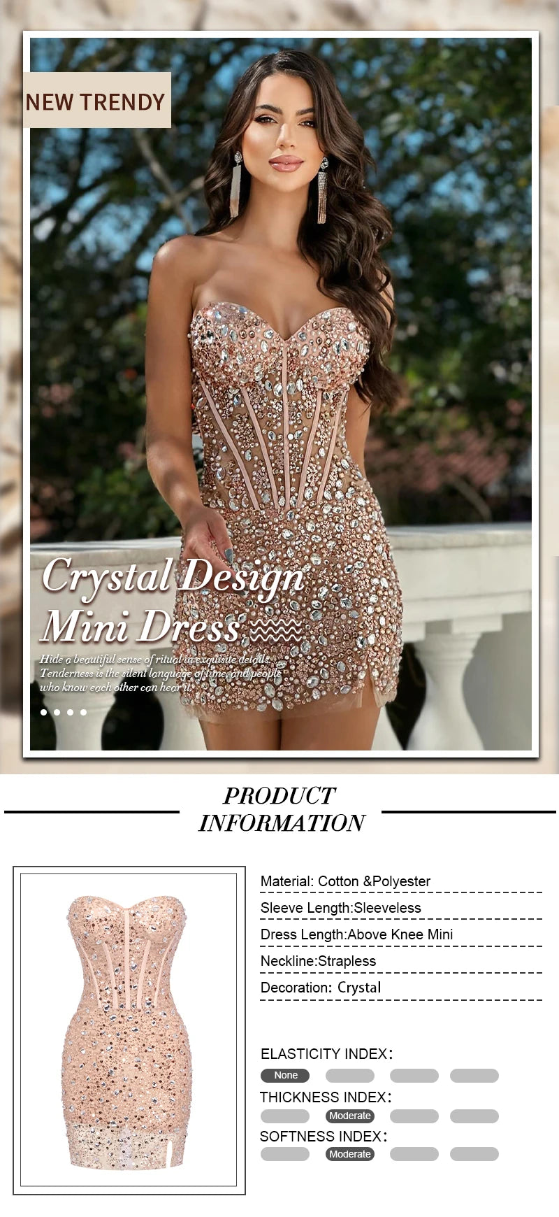 VC Sweetheart Beaded Sequins Sparkly Sheath Short Dress Strapless Tube Crystals Embellished Cocktail Party Evening Outfits