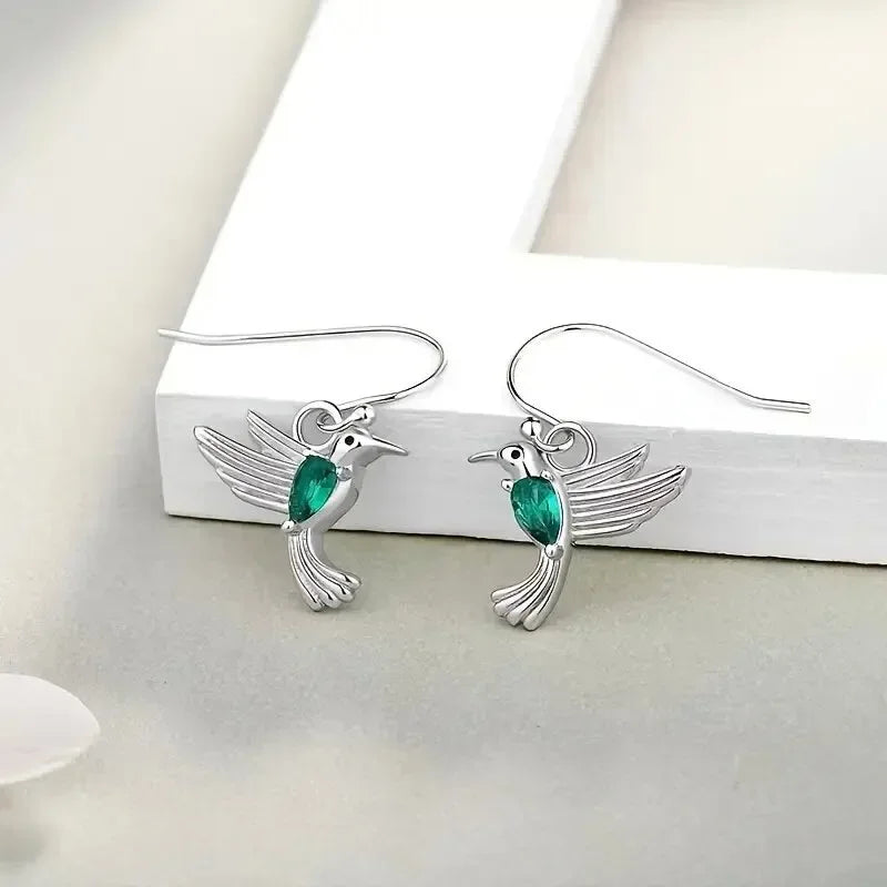 2025 New Colorful Crystal Zircon Bridal Earrings, European and American Personalized Fashion Trend, High End Jewelry