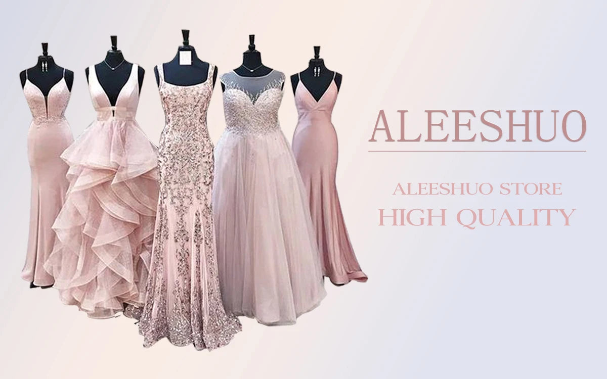 Aleeshuo Lilac Saudi Arabia Mermaid Evening Dress Off The Shoulder Sequined Formal Prom Gowns Special Occasion Dress Customized