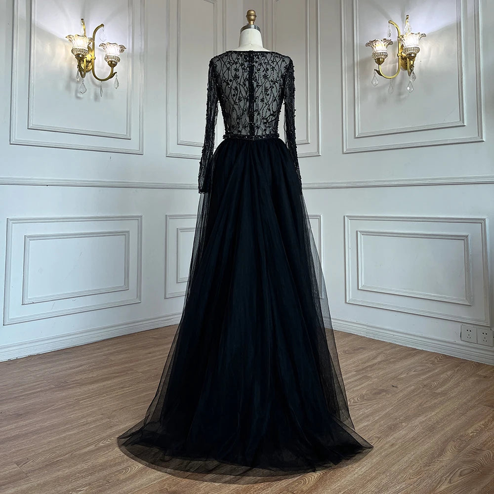 Serene Hill L Lilac s 2025 Dubai Elegant Diamond  Long Luxury Evening Dresse Mermaid Beaded Formal Dress LA70341 Customized