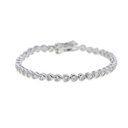 Various Shaped Geometric Bezel Cubic Zirconia 5A CZ Tennis Chain Bracelet Classic Fashion Women Jewelry