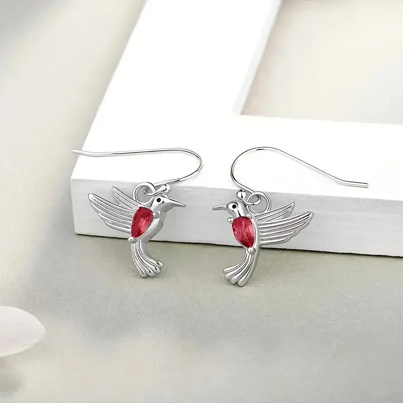 2025 New Colorful Crystal Zircon Bridal Earrings, European and American Personalized Fashion Trend, High End Jewelry