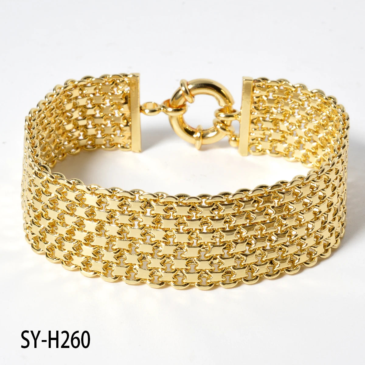 New 18MM wide copper chain bracelet unisex 18K gold plated wristband Miami Sidewalk bracelet Punk Hip Hop Jewelry party gift