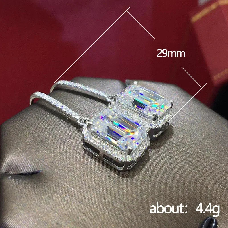 2025 New Colorful Crystal Zircon Bridal Earrings, European and American Personalized Fashion Trend, High End Jewelry