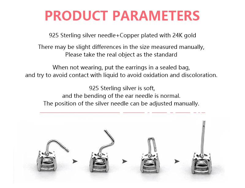 925 Sterling Silver Needle Luxury Green Zircon Pendant Earrings Trend Gold Color Small Hoop Earrings for Women Fashion Jewelry