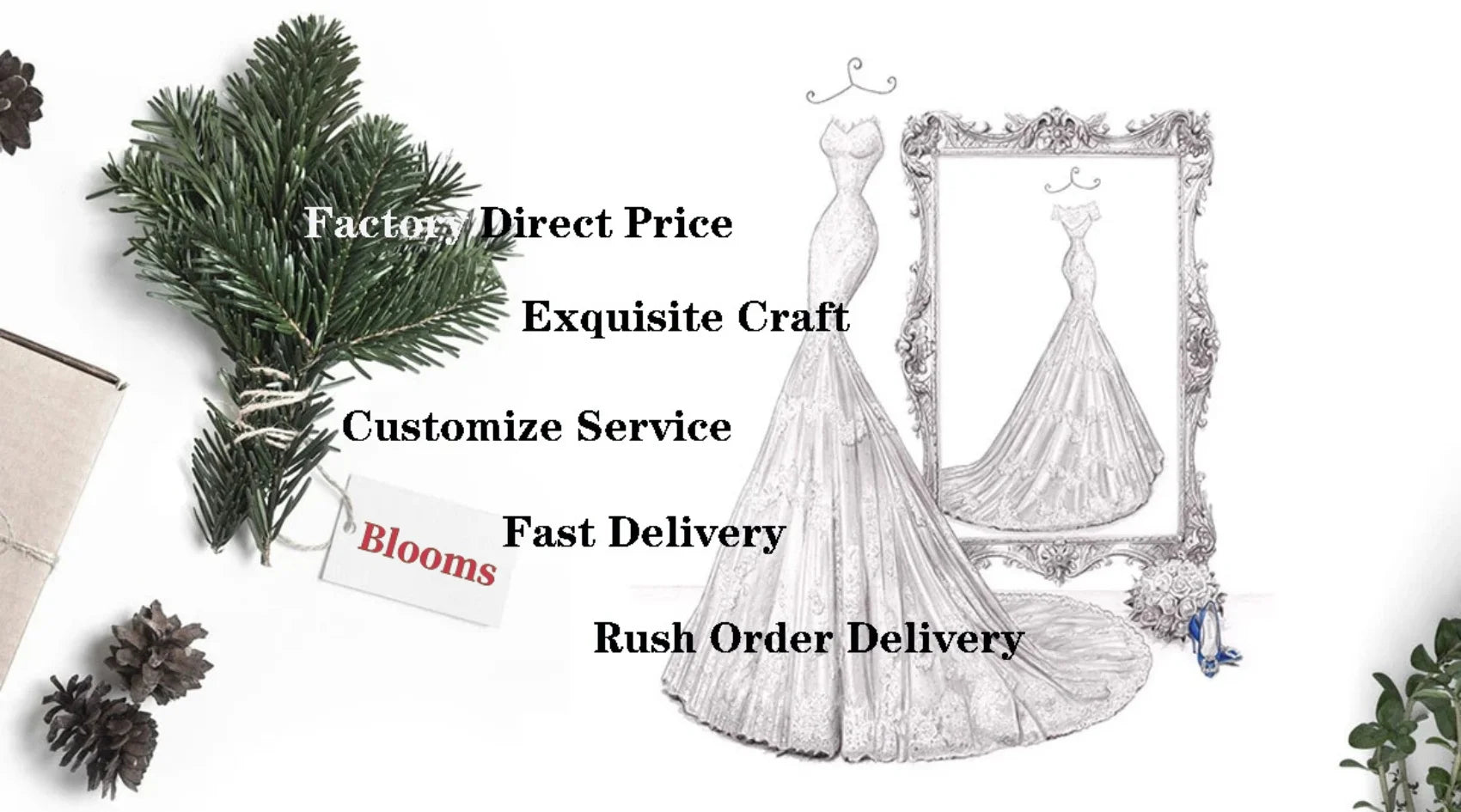 Blooms Customized Sequins Shiny Luxury Evening Dresses For Prom Bow Flowers Gloves Party Gown robes invitée mariage
