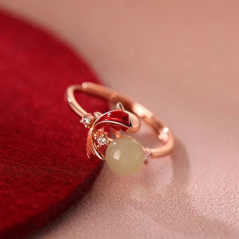 925 Sterling Silver Open Finger Ring Elegant Rose Pink Shining Dazzling Stackable For Women Jewelry Gift Dropship Wholesale