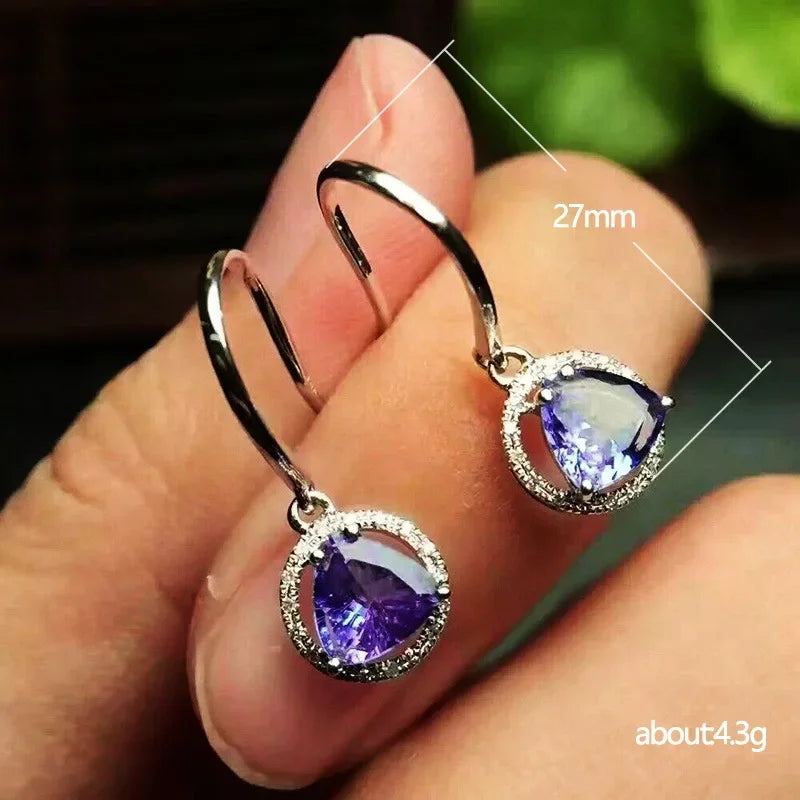 2025 New Colorful Crystal Zircon Bridal Earrings, European and American Personalized Fashion Trend, High End Jewelry