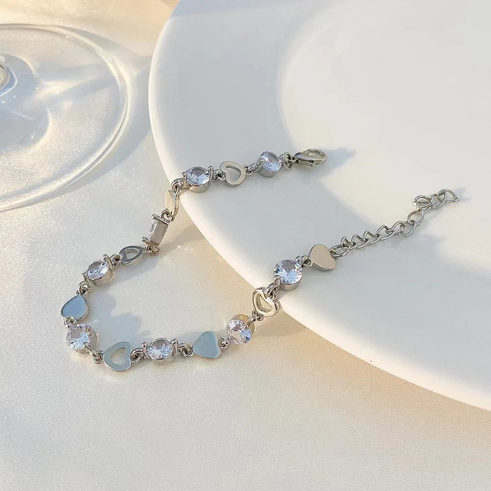 Elegant Black Crystal Eyes Snake Zircon Bracelet Women's Fashionable Personalized Daily Accessory Party Jewelry Birthday Gifts