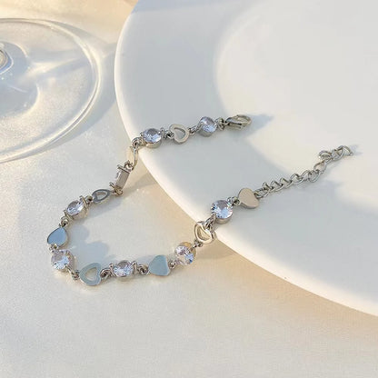 Elegant Black Crystal Eyes Snake Zircon Bracelet Women's Fashionable Personalized Daily Accessory Party Jewelry Birthday Gifts