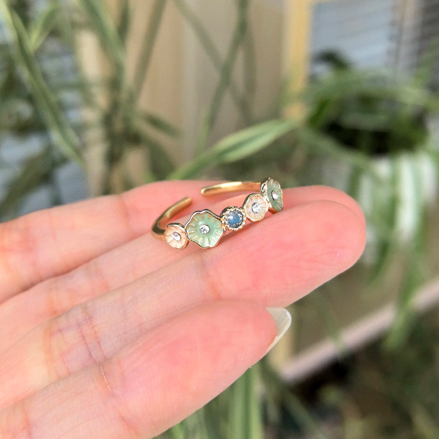 925 Sterling Silver Open Finger Ring Elegant Rose Pink Shining Dazzling Stackable For Women Jewelry Gift Dropship Wholesale