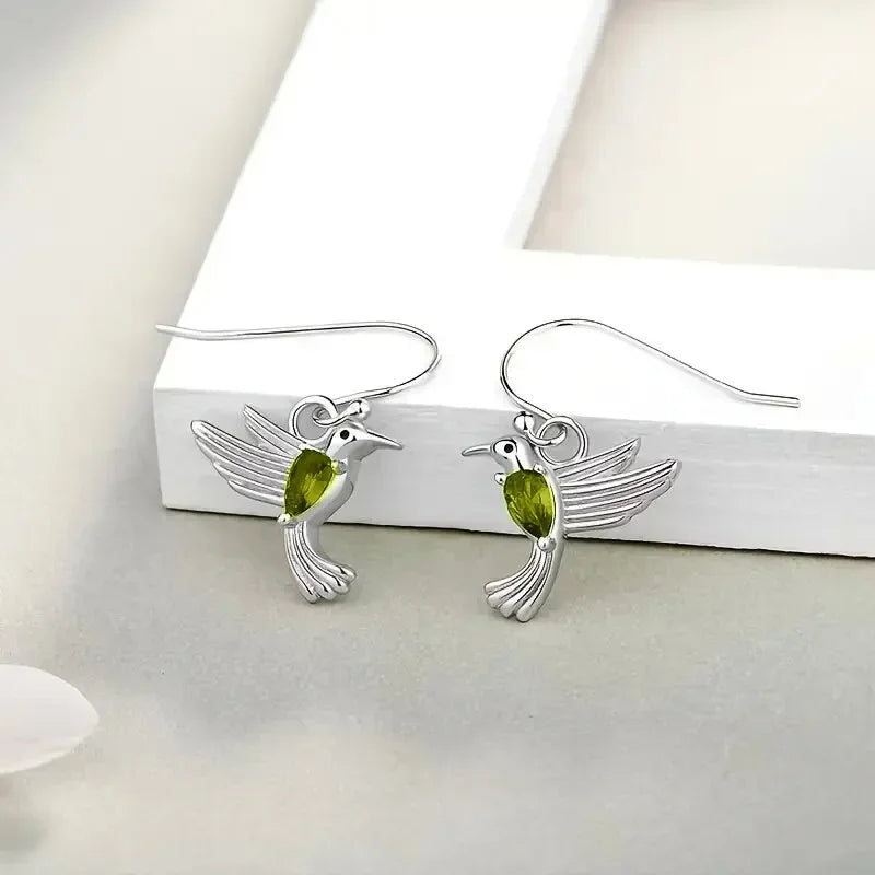2025 New Colorful Crystal Zircon Bridal Earrings, European and American Personalized Fashion Trend, High End Jewelry
