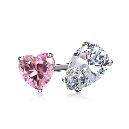 EUREKA 925 Sterling Silver Crushed Ice Cut Lab Pink Sapphire Gemstone Ring For Women Wedding Engagement Jewelry