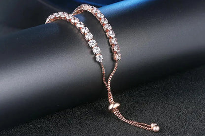 Fashionable Zircon Tennis Bracelets for Women Dazzling Various Shape Crystal Chain on Hand Trend Sexy Party Accessories Jewelry