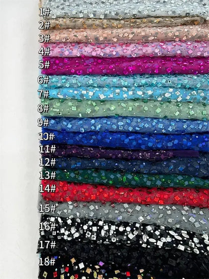 Contessa Dubai Elegant Mermaid Court Train Prom Dress With Shiny Sequins vestidos de noche Square Collar party dress 2025