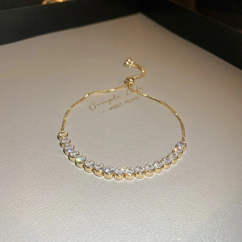 Elegant Black Crystal Eyes Snake Zircon Bracelet Women's Fashionable Personalized Daily Accessory Party Jewelry Birthday Gifts