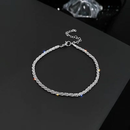 Elegant Black Crystal Eyes Snake Zircon Bracelet Women's Fashionable Personalized Daily Accessory Party Jewelry Birthday Gifts