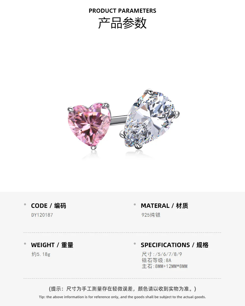 EUREKA 925 Sterling Silver Crushed Ice Cut Lab Pink Sapphire Gemstone Ring For Women Wedding Engagement Jewelry